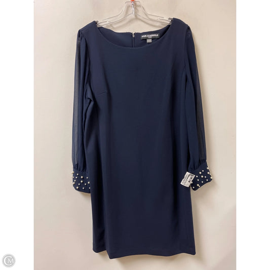 Dress Designer By Karl Lagerfeld In Navy, Size: 1x