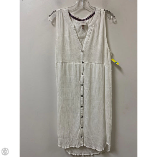Dress Casual Midi By Knox Rose In White, Size: L