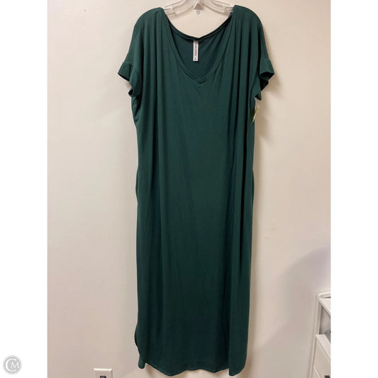 Dress Casual Maxi By Zenana Outfitters In Green, Size: Xl
