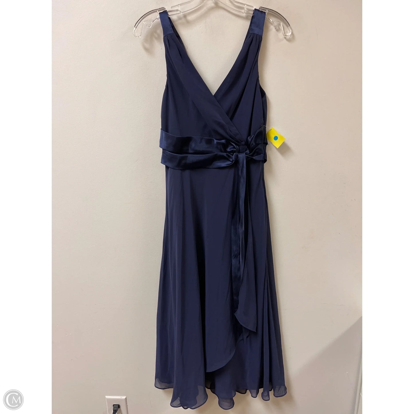 Dress Party Midi By Evan-picone In Navy, Size: L