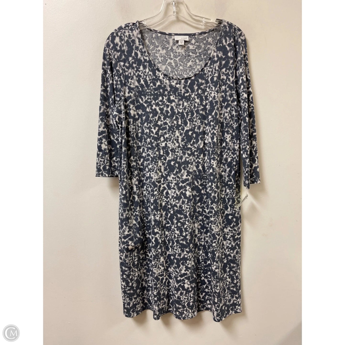 Dress Casual Midi By Pure Jill In Grey, Size: M
