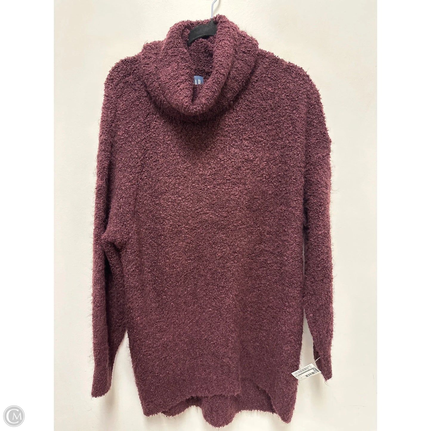 Tunic Long Sleeve By Gap In Purple, Size: M