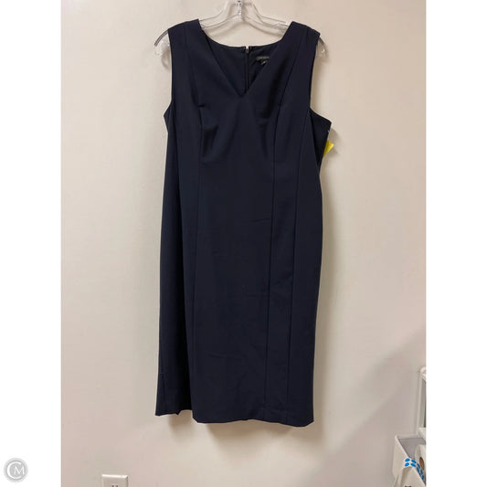 Dress Casual Maxi By Ann Taylor In Navy, Size: L