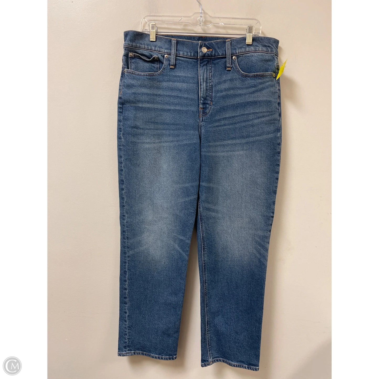Jeans Straight By J. Crew In Blue Denim, Size: 16