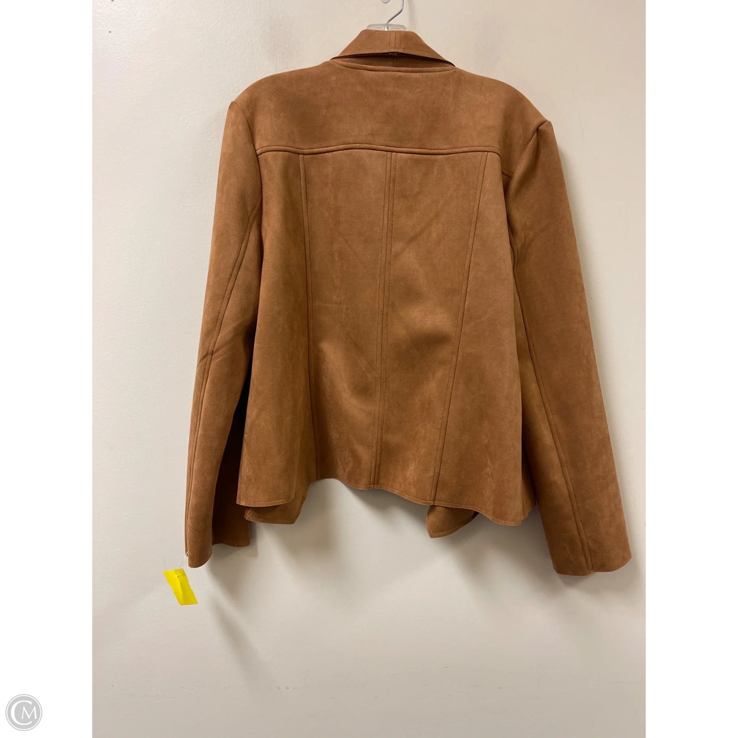 Jacket Moto By T Tahari In Tan, Size: Xl