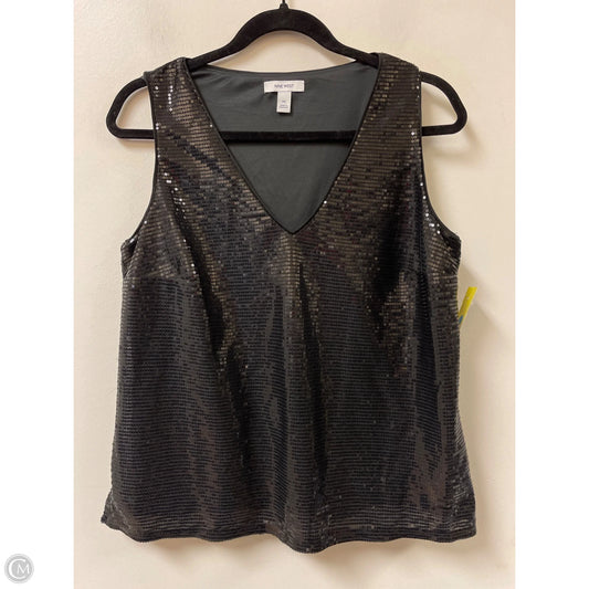Top Sleeveless By Nine West In Black, Size: M