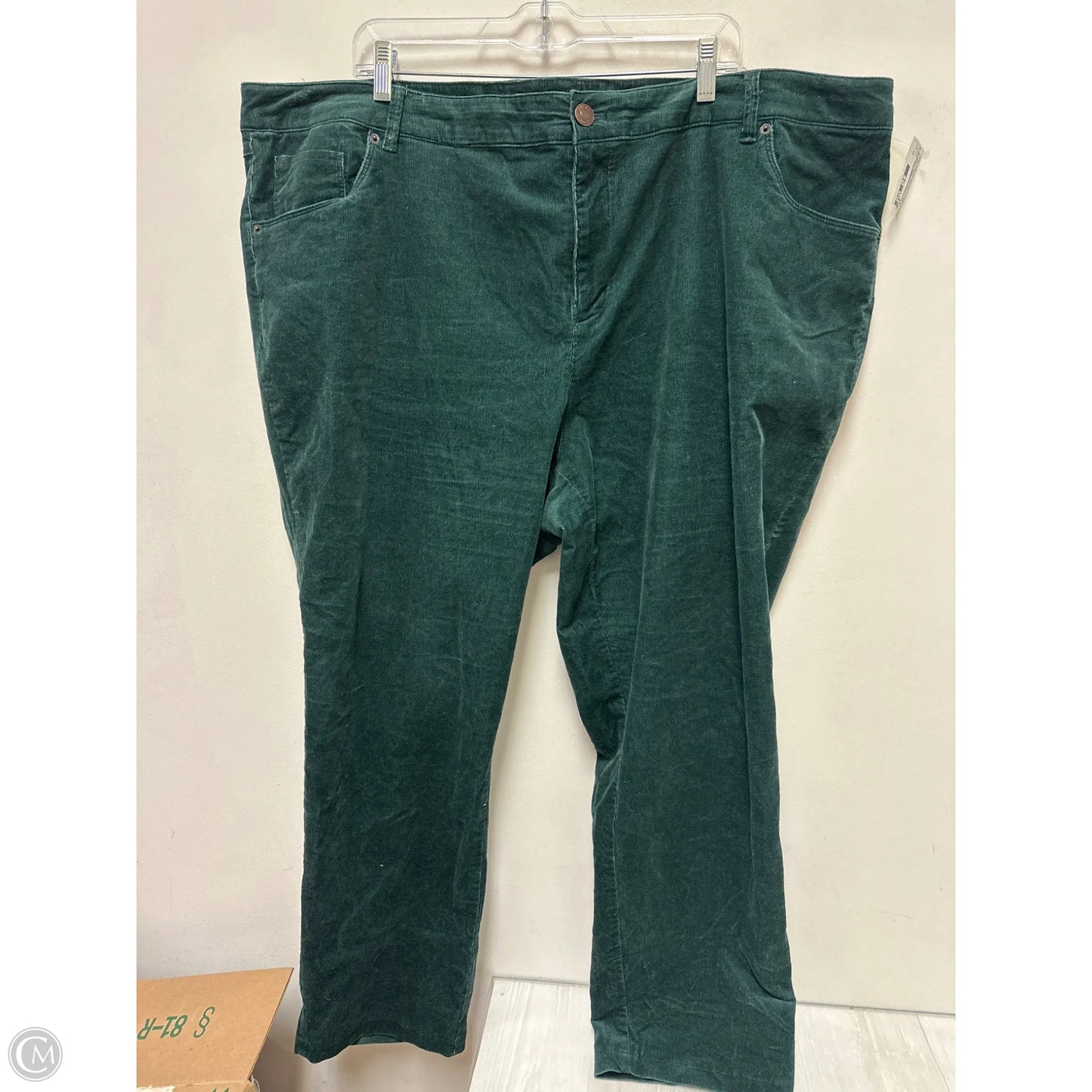 Pants Corduroy By Ava & Viv In Green, Size: 26
