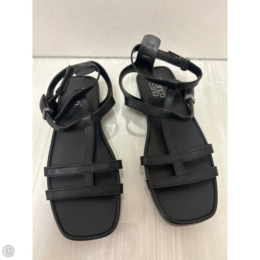 Sandals Flats By Franco Sarto In Black, Size: 7.5