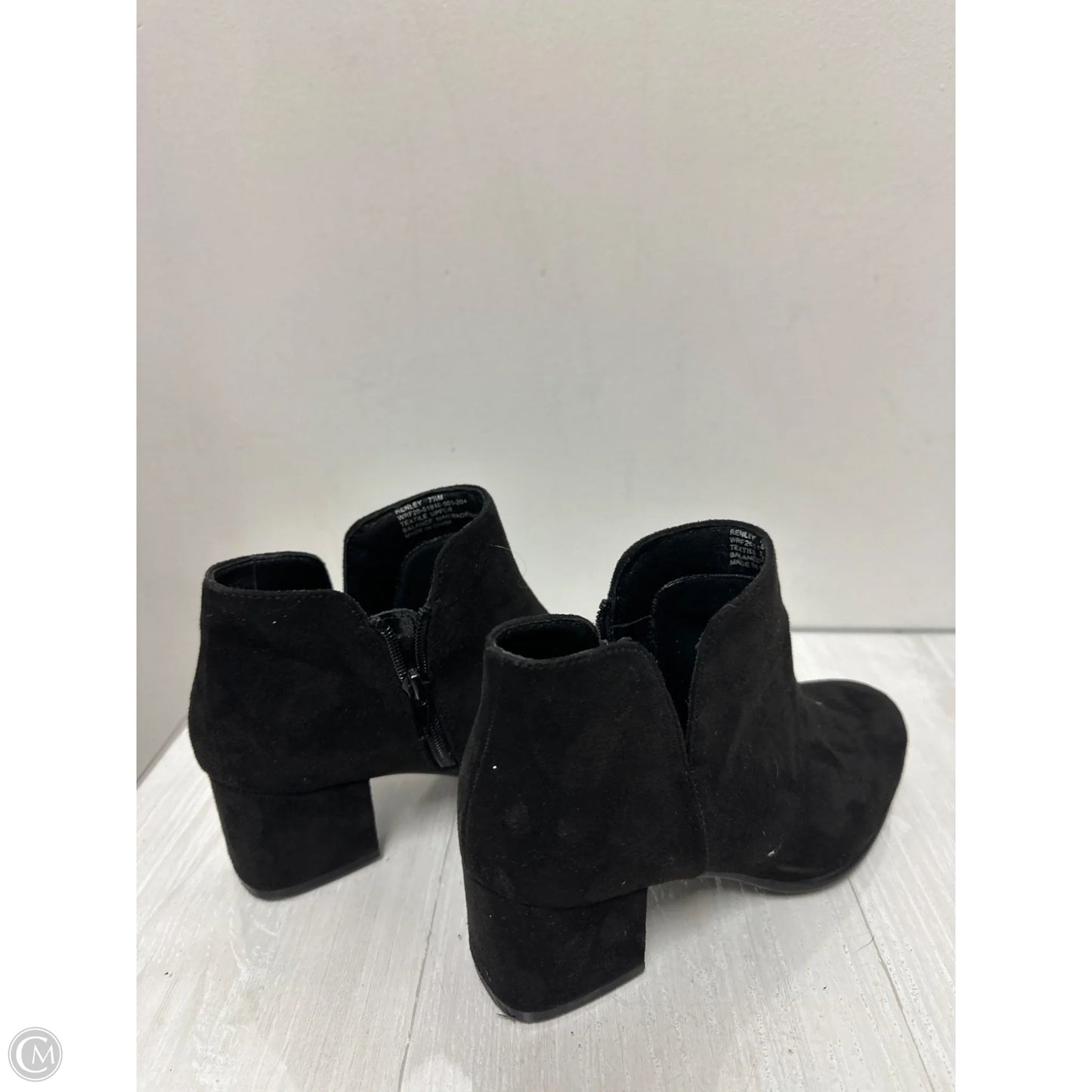Boots Ankle Heels By Kim Rogers In Black, Size: 7.5