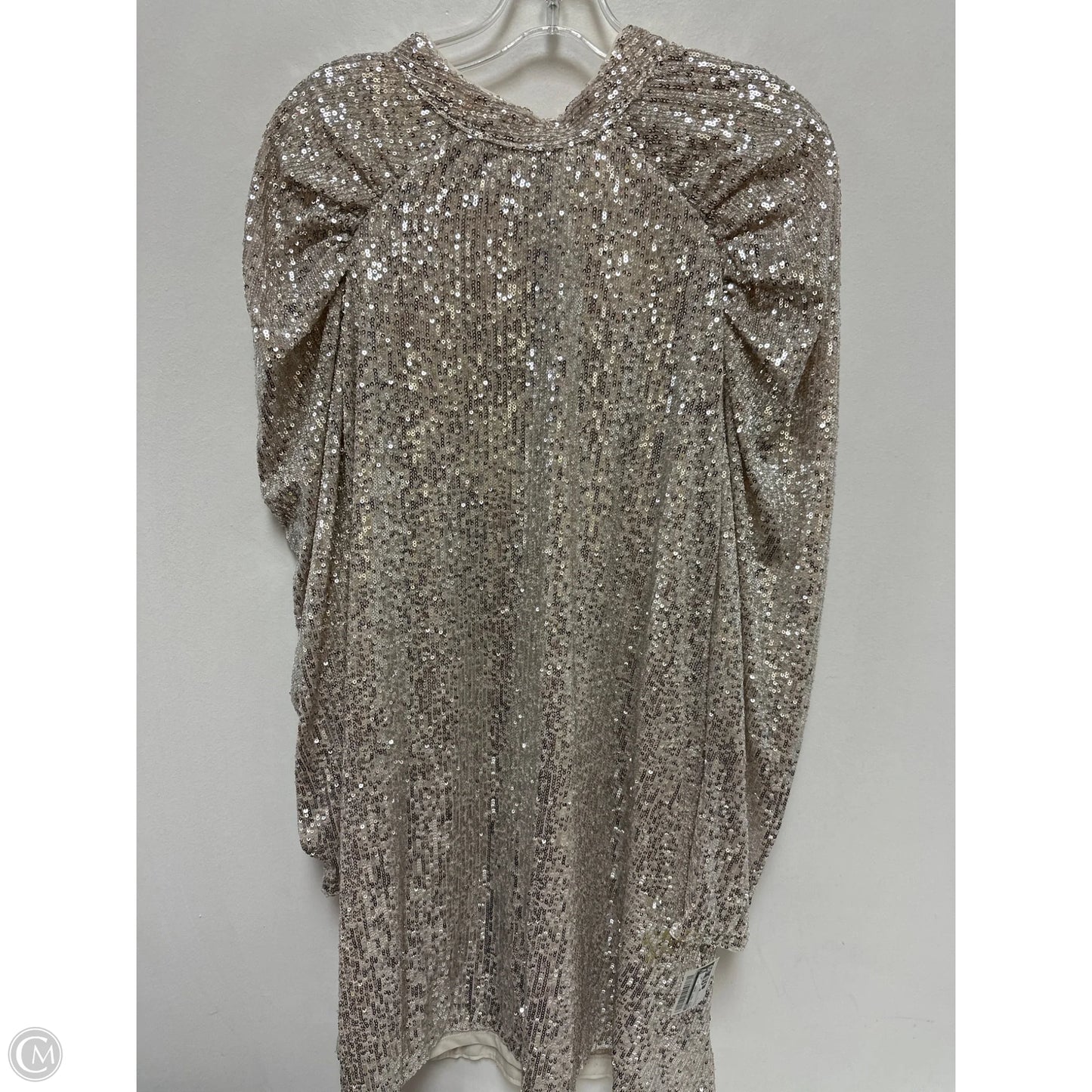 Dress Party Short By H&m In Gold, Size: L