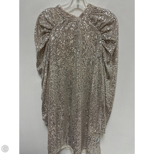 Dress Party Short By H&m In Gold, Size: L