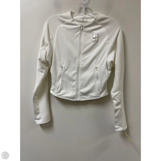 Athletic Jacket By Nike Apparel In White, Size: Xs