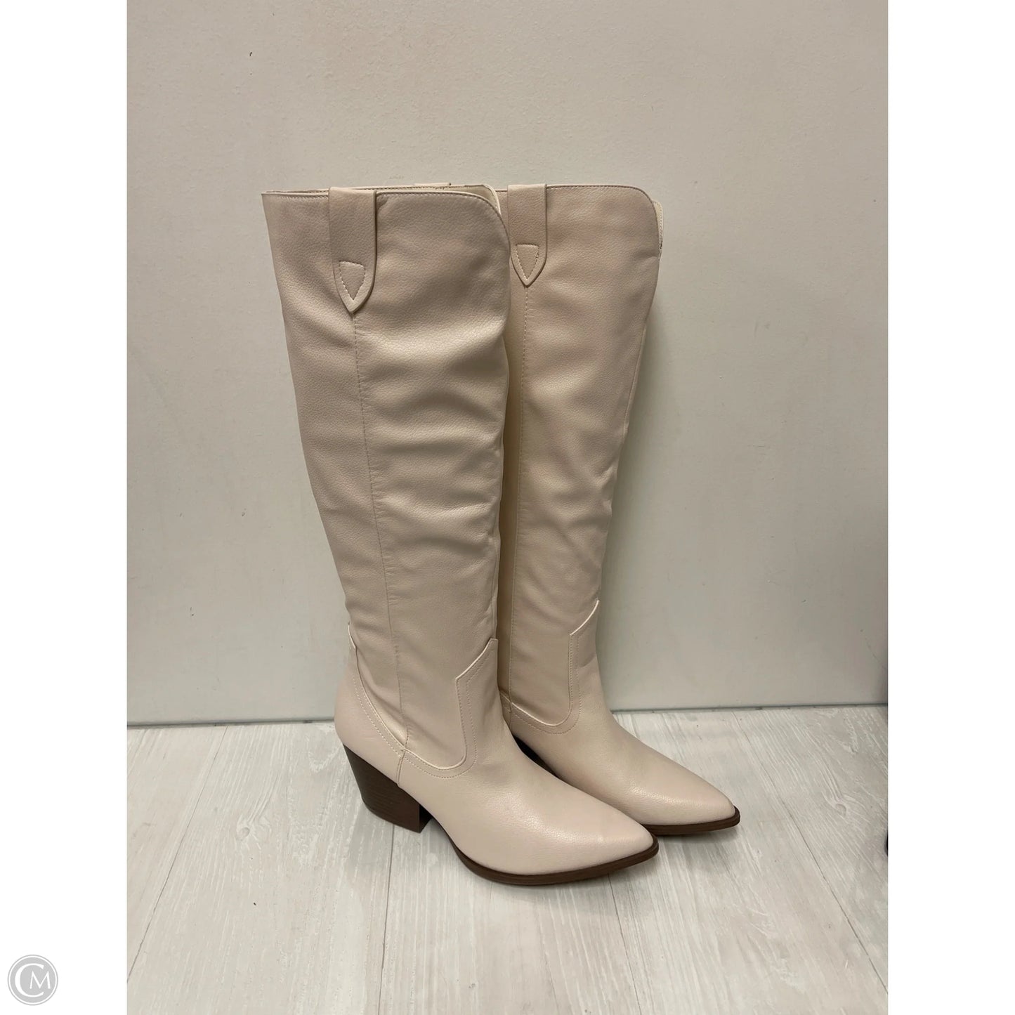 Boots Western By Qupid In Cream, Size: 10