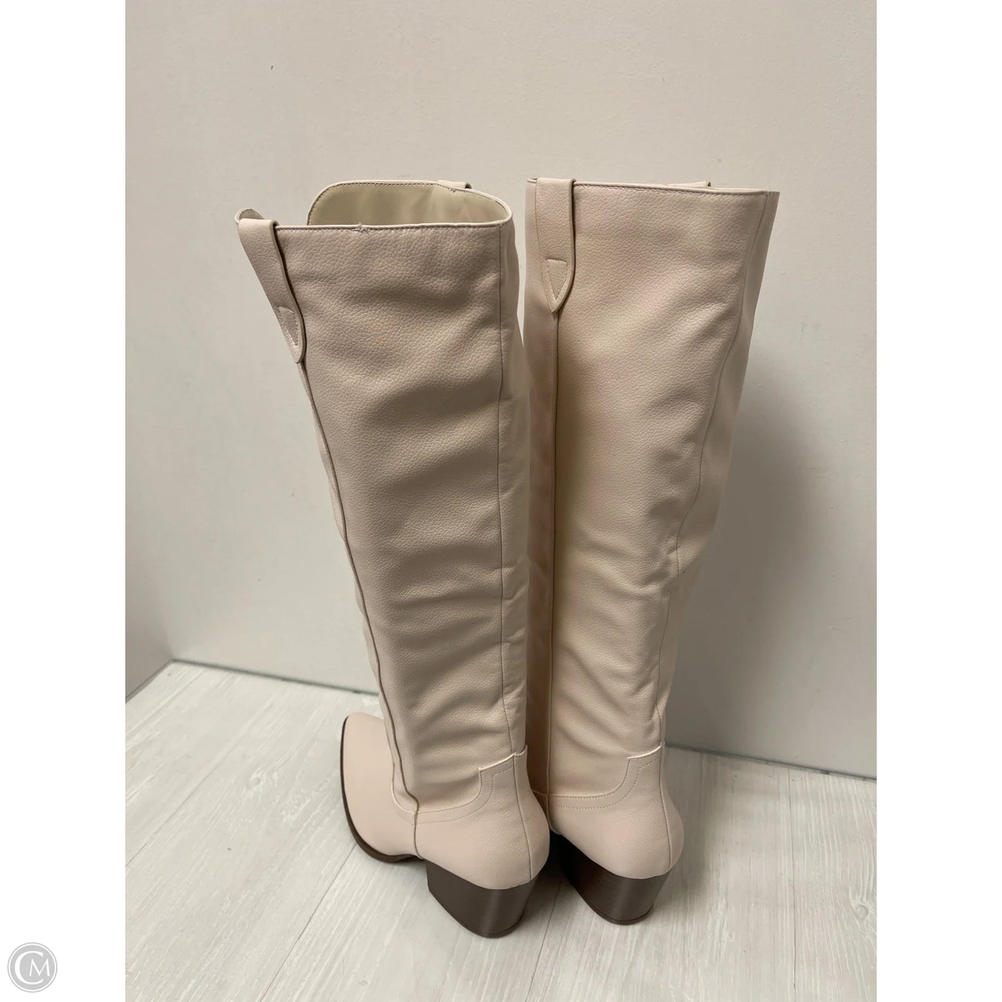 Boots Western By Qupid In Cream, Size: 10