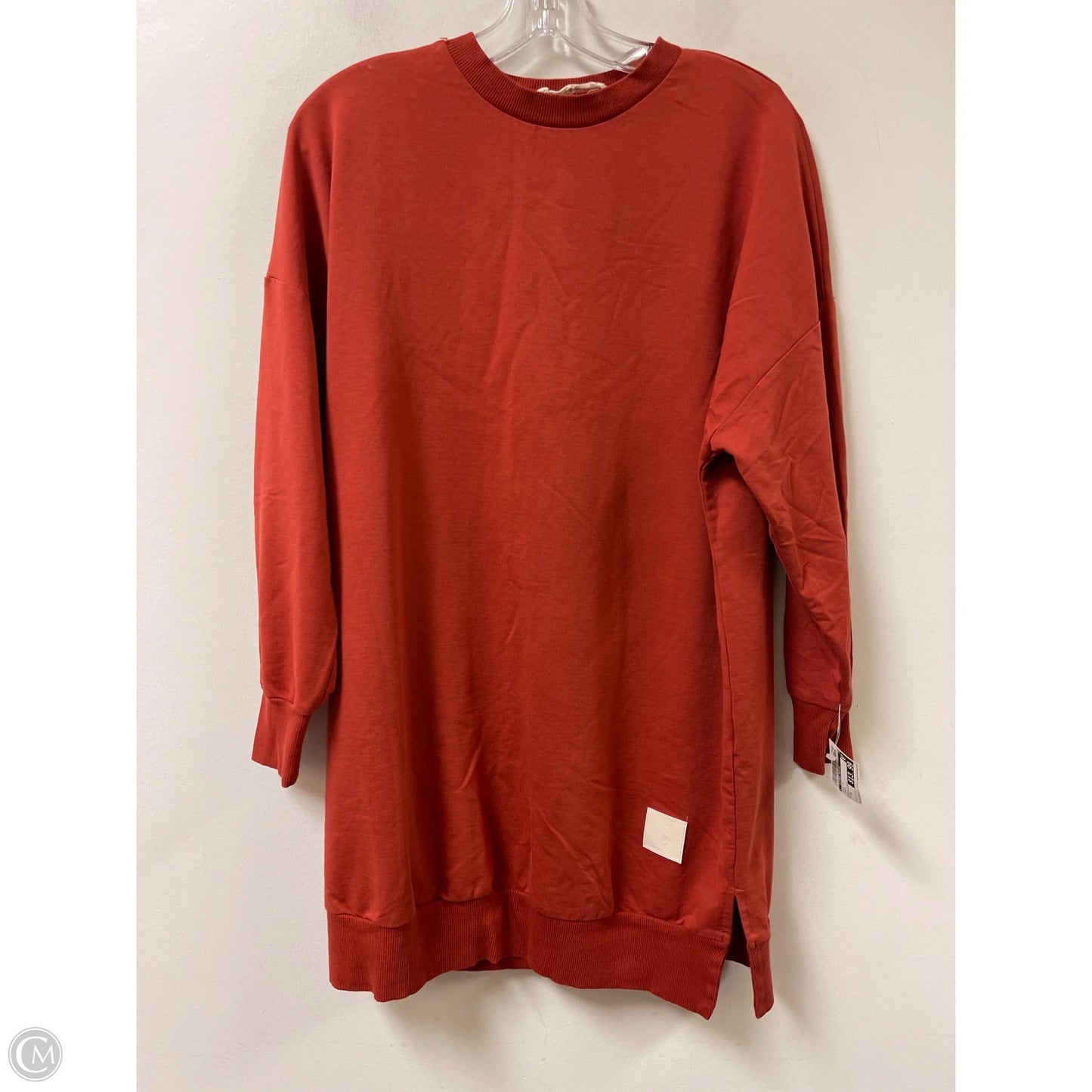 Tunic Long Sleeve By Clothes Mentor In Orange, Size: M