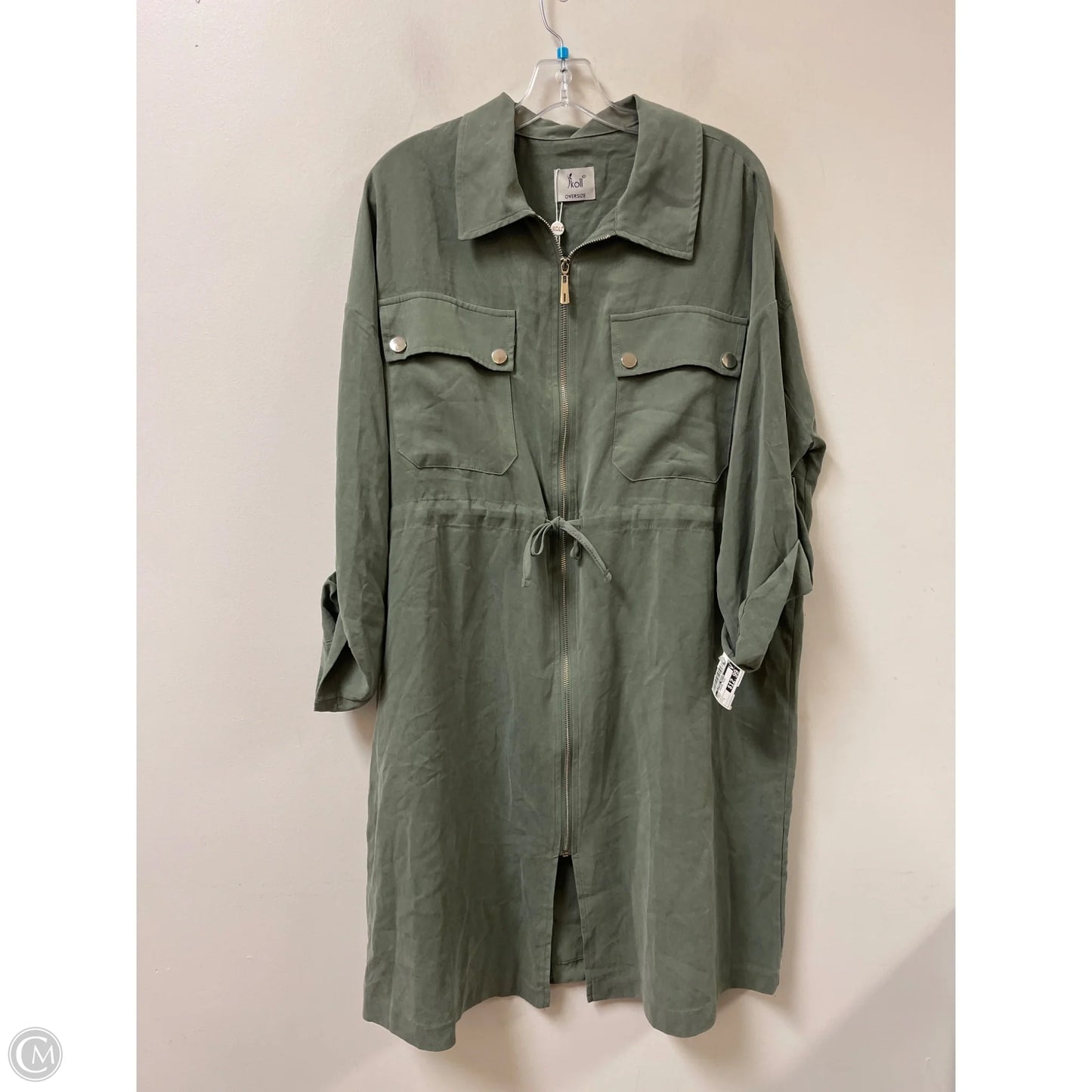 Dress Casual Midi By Clothes Mentor In Green, Size: L
