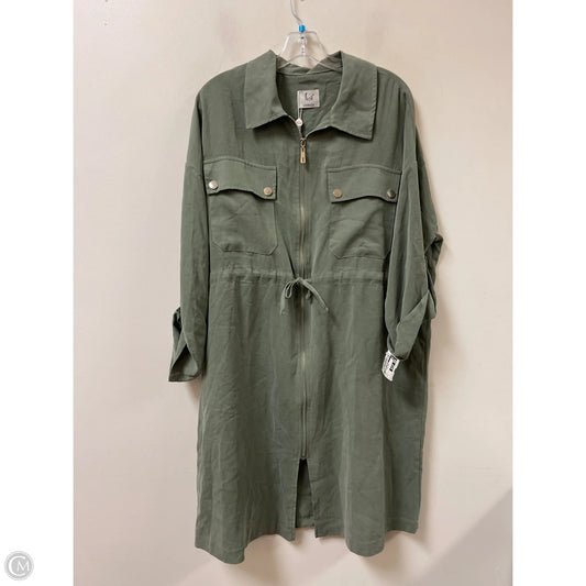 Dress Casual Midi By Clothes Mentor In Green, Size: L