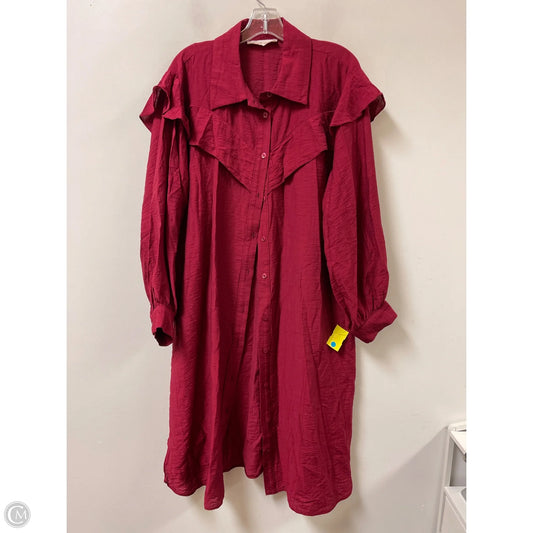 Dress Casual Maxi By Clothes Mentor In Red, Size: L