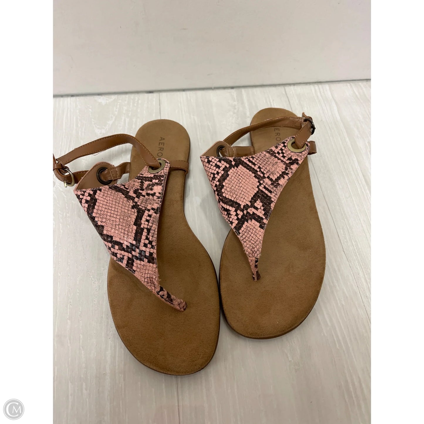 Sandals Flats By Aerosoles In Pink, Size: 10