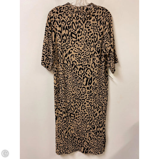 Dress Casual Maxi By Chicos In Animal Print, Size: Small