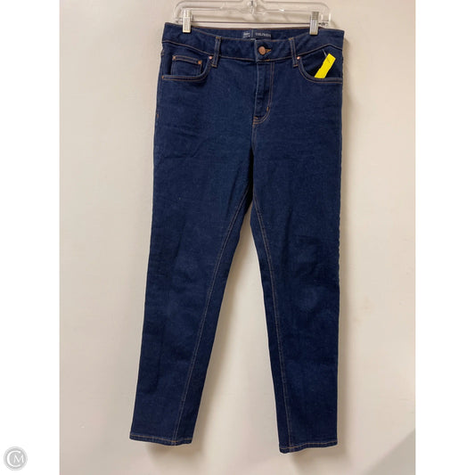 Jeans Straight By Boden In Blue Denim, Size: 8