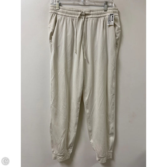 Athletic Pants By Lululemon In Cream, Size: 8