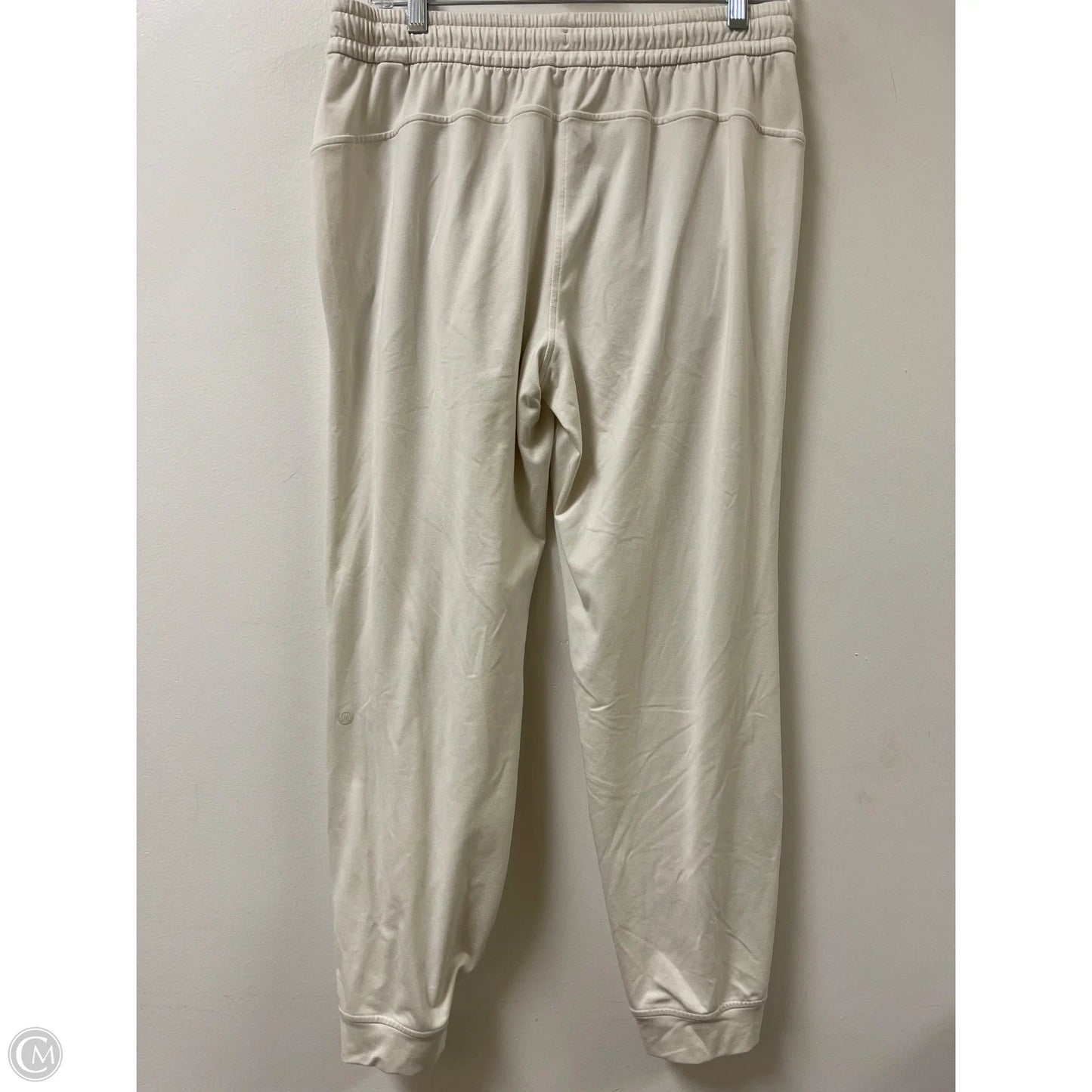 Athletic Pants By Lululemon In Cream, Size: 8