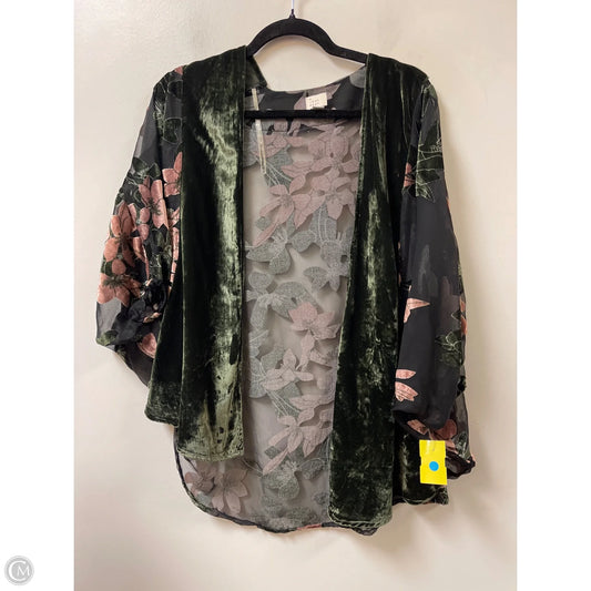 Kimono By A New Day In Floral Print, Size: Osfm