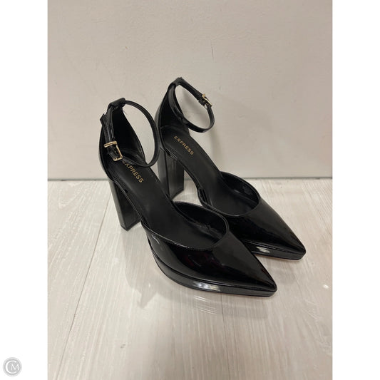 Shoes Heels Block By Express In Black, Size: 9