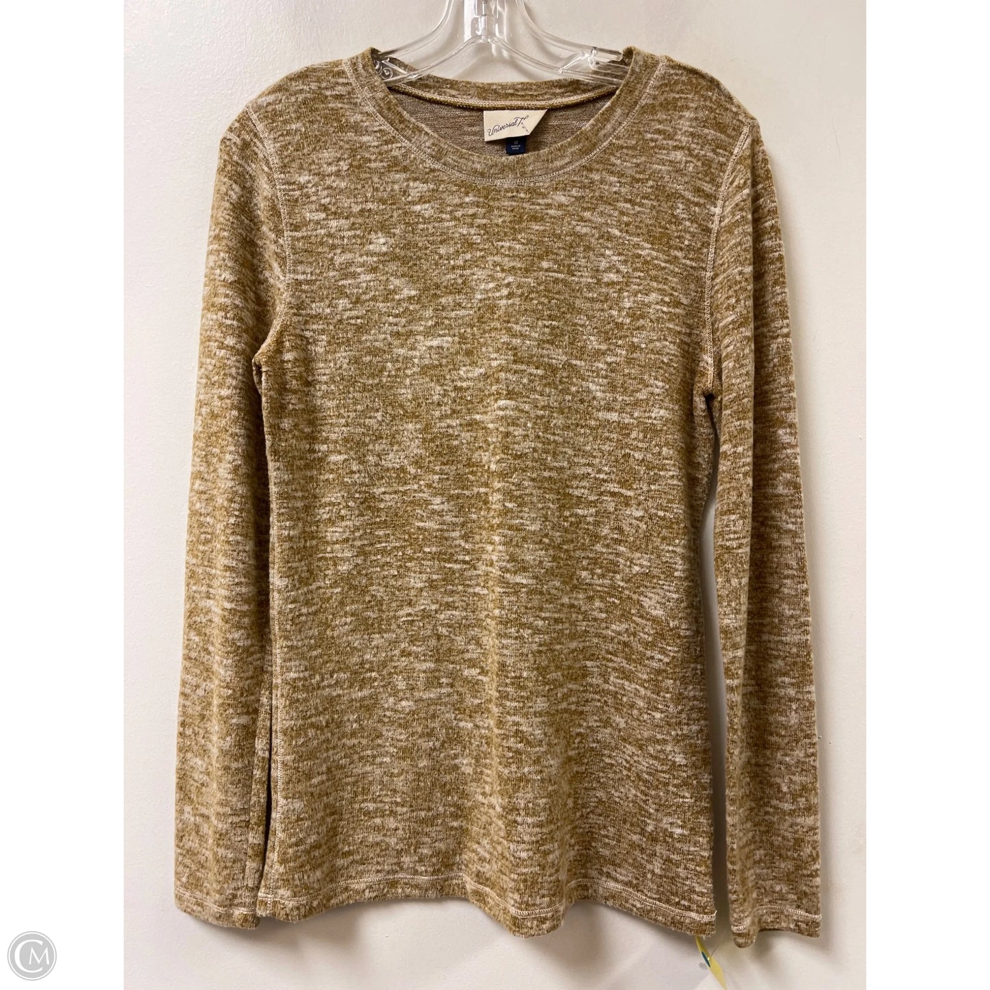 Top Long Sleeve By Universal Thread In Yellow, Size: M