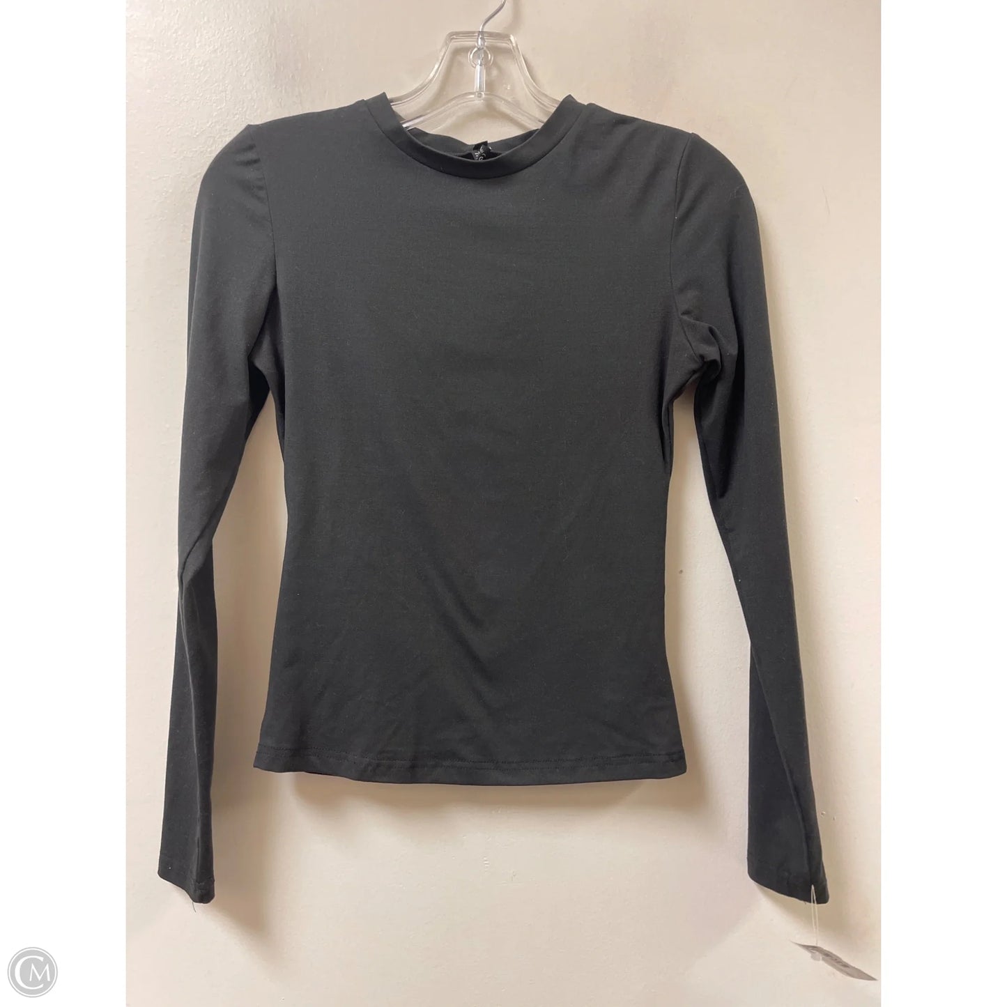 Top Long Sleeve By Clothes Mentor In Black, Size: S
