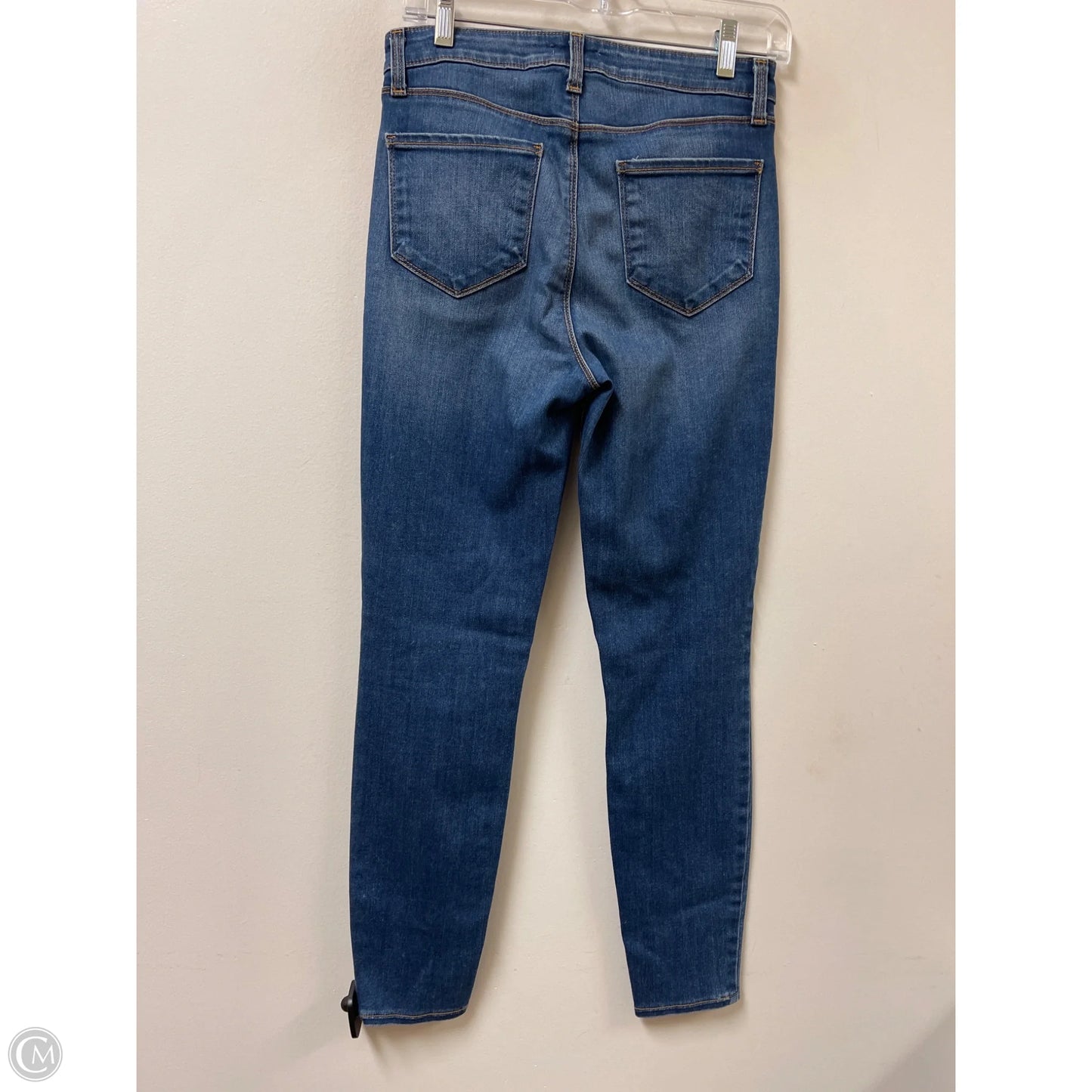 Jeans Skinny By L Agence In Blue Denim, Size: 4