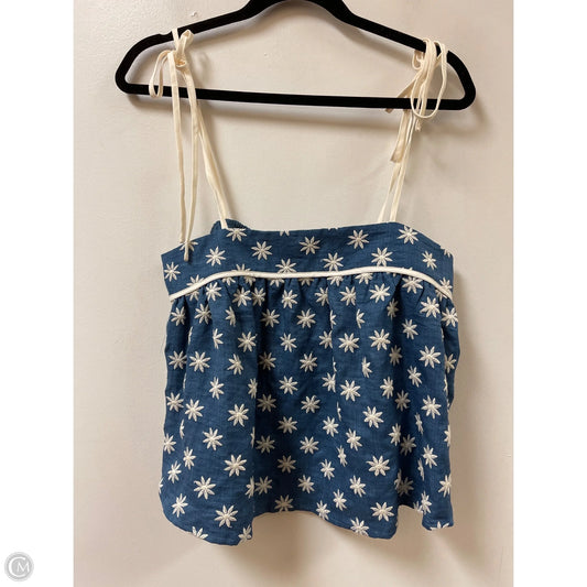 Top Sleeveless By Clothes Mentor In Blue, Size: S