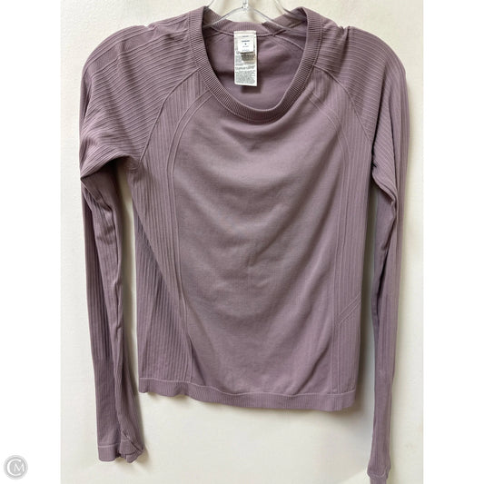 Athletic Top Long Sleeve Crewneck By Old Navy In Purple, Size: S