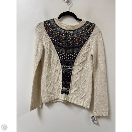 Sweater By Cma In Cream, Size: Xs
