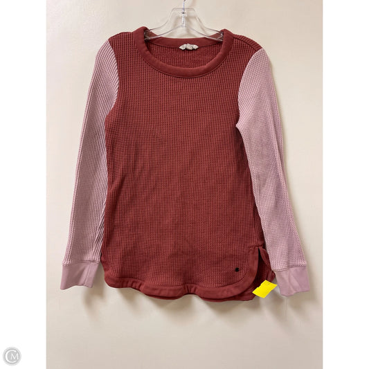 Top Long Sleeve By L.l. Bean In Red, Size: M