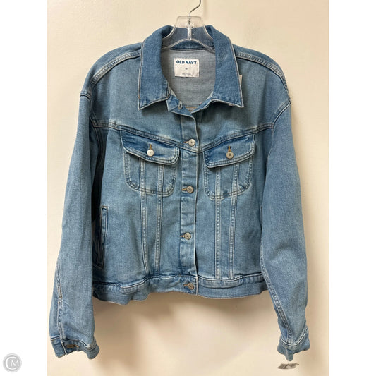 Jacket Denim By Old Navy In Blue Denim, Size: Xl