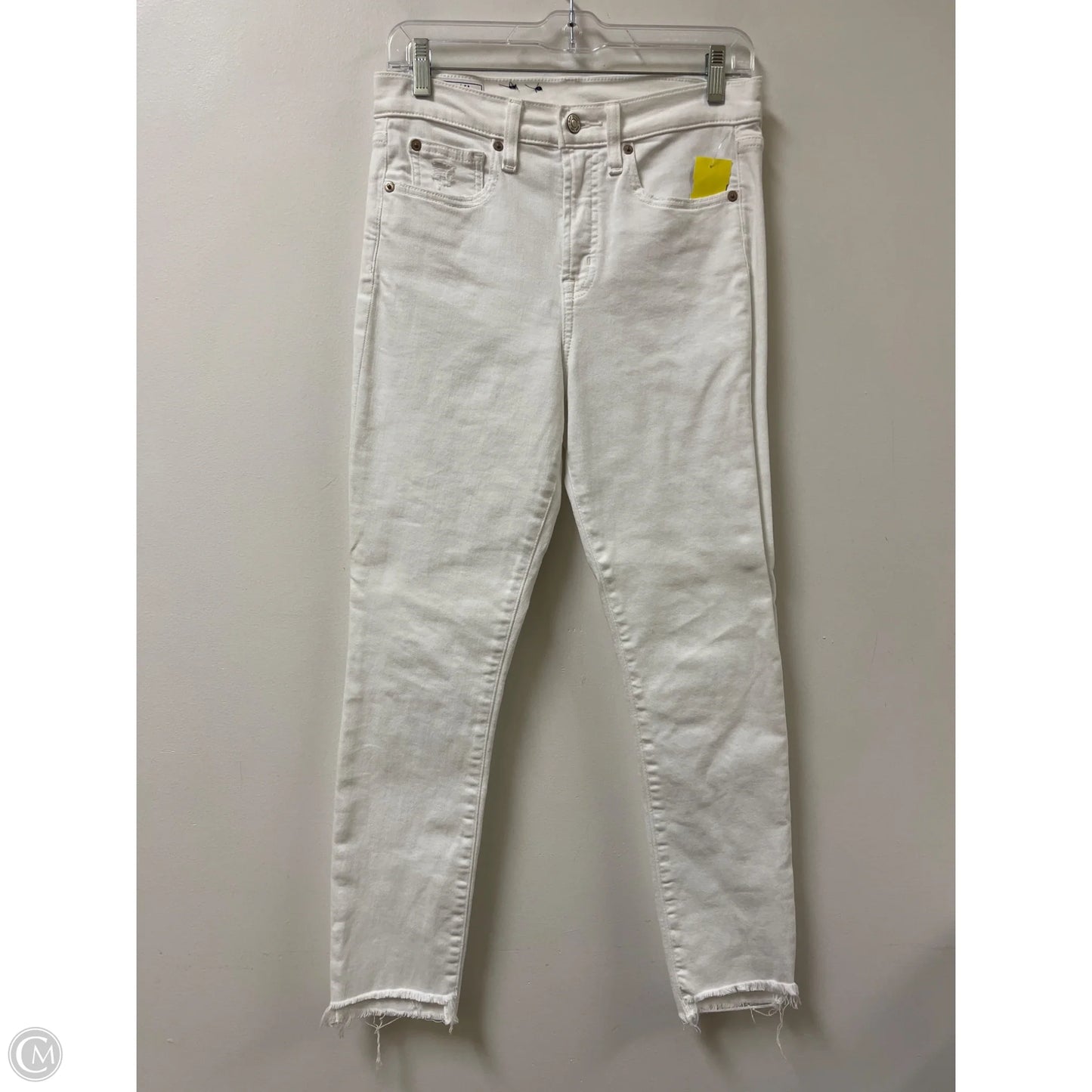 Jeans Skinny By Gap In White, Size: 6