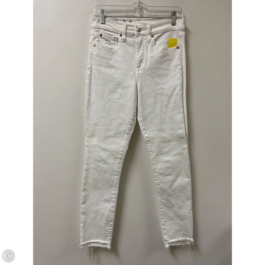 Jeans Skinny By Gap In White, Size: 6