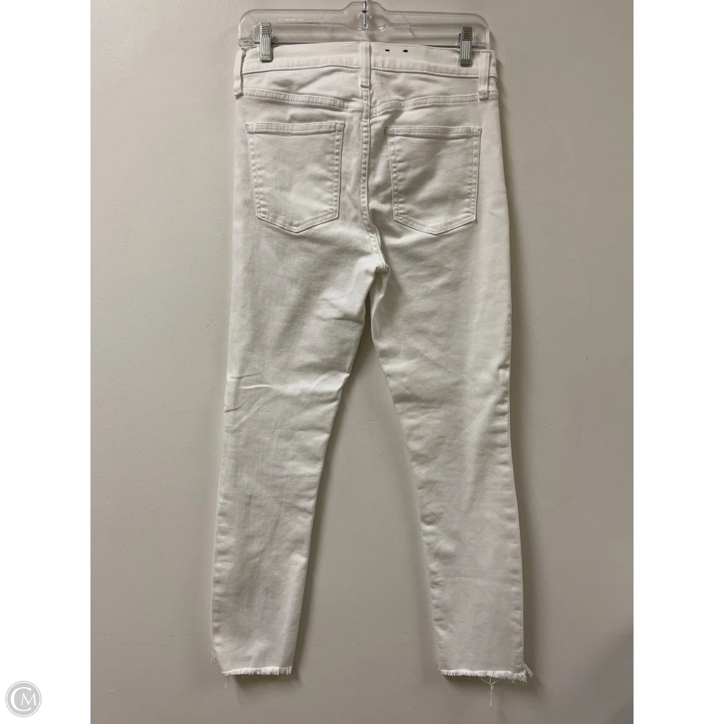 Jeans Skinny By Gap In White, Size: 6