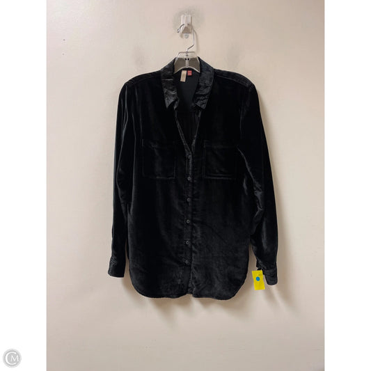 Blouse Long Sleeve By Pilcro In Black, Size: Xs