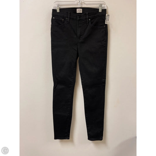 Jeans Skinny By J. Crew In Black, Size: 6