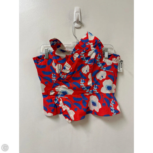 Top Sleeveless By Hutch In Red, Size: S