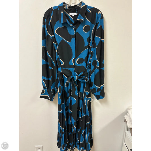 Dress Casual Maxi By Chicos In Blue, Size: 2x
