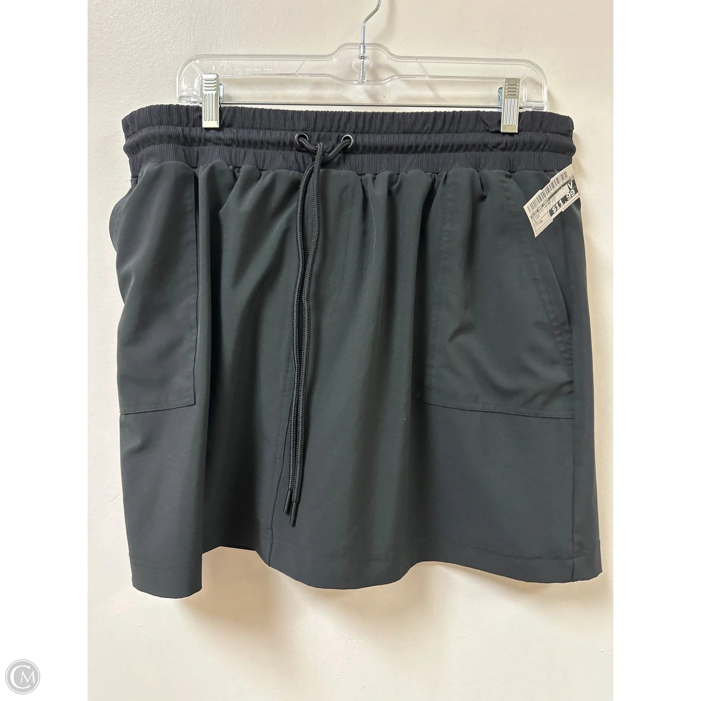 Athletic Skort By Lou And Grey In Black, Size: Xl