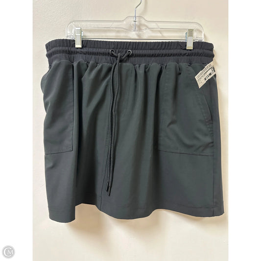 Athletic Skort By Lou And Grey In Black, Size: Xl
