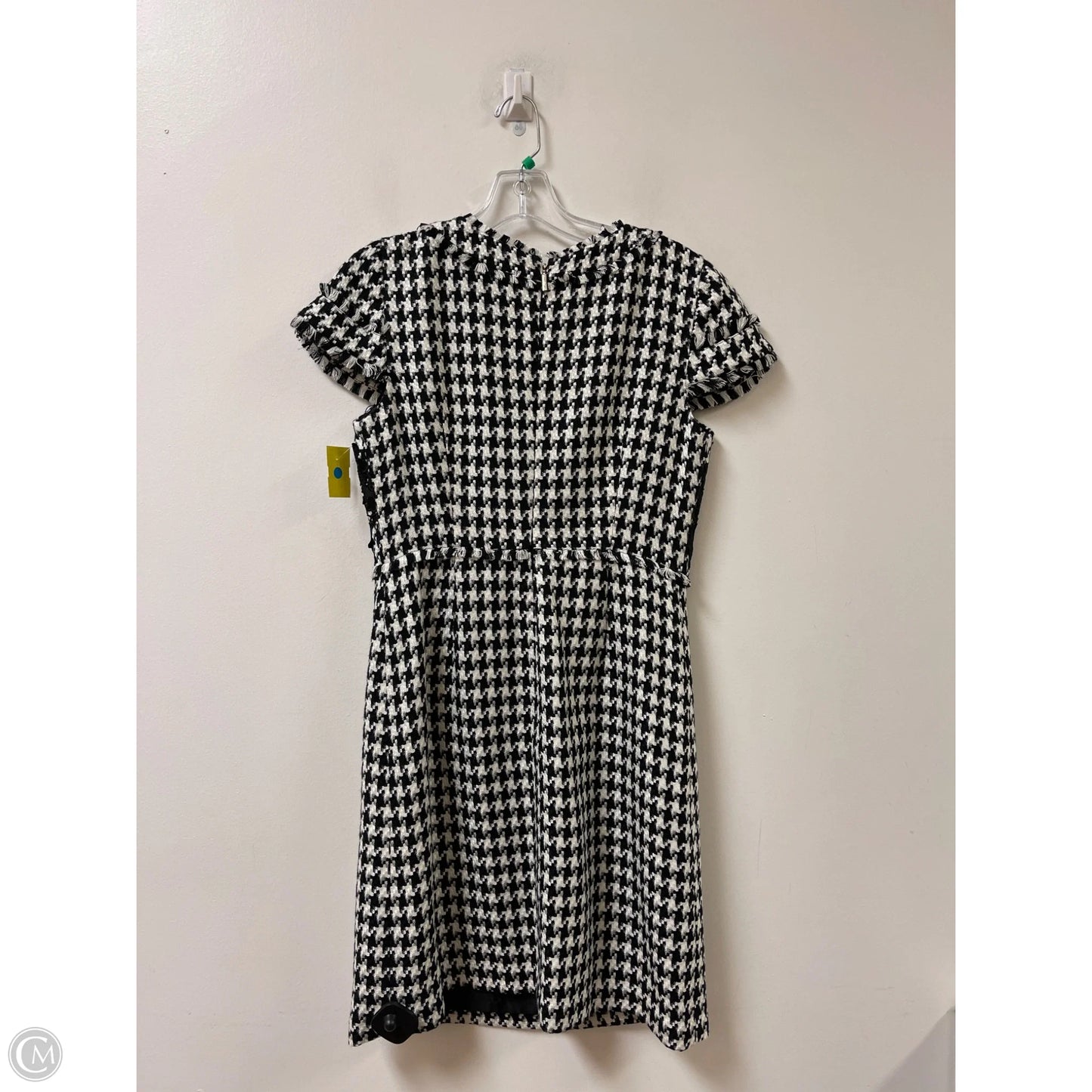 Dress Designer By Karl Lagerfeld In Black & Cream, Size: S
