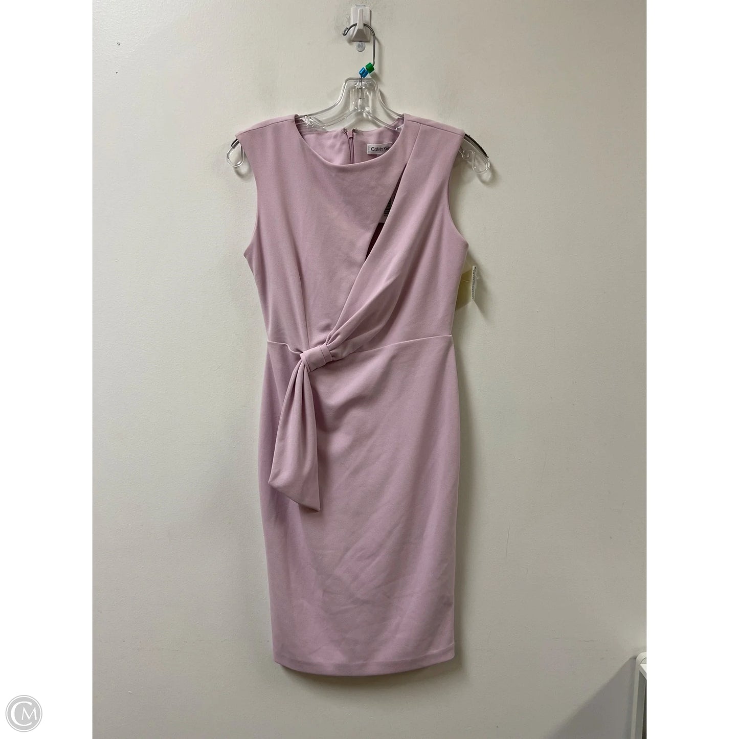 Dress Casual Midi By Calvin Klein In Pink, Size: Xsp
