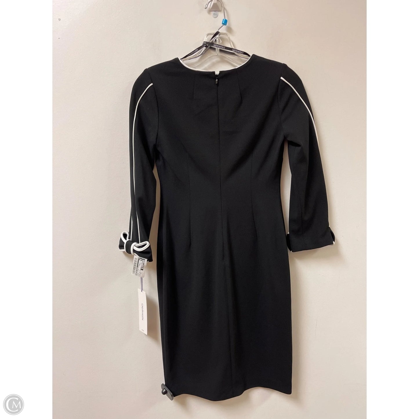 Dress Casual Midi By Calvin Klein In Black, Size: Xsp