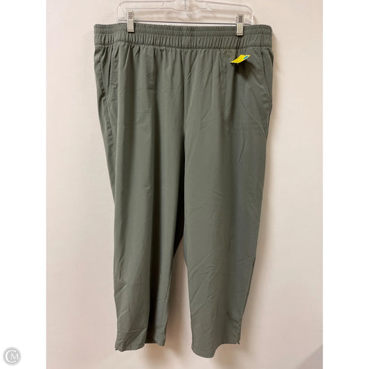 Athletic Pants By Talbots In Green, Size: Xl